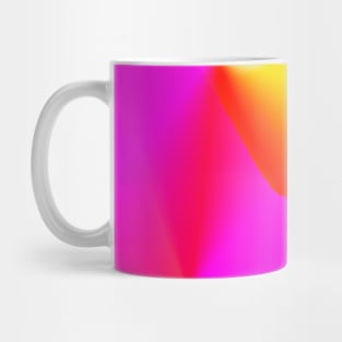 red yellow blue pink abstract texture Mug